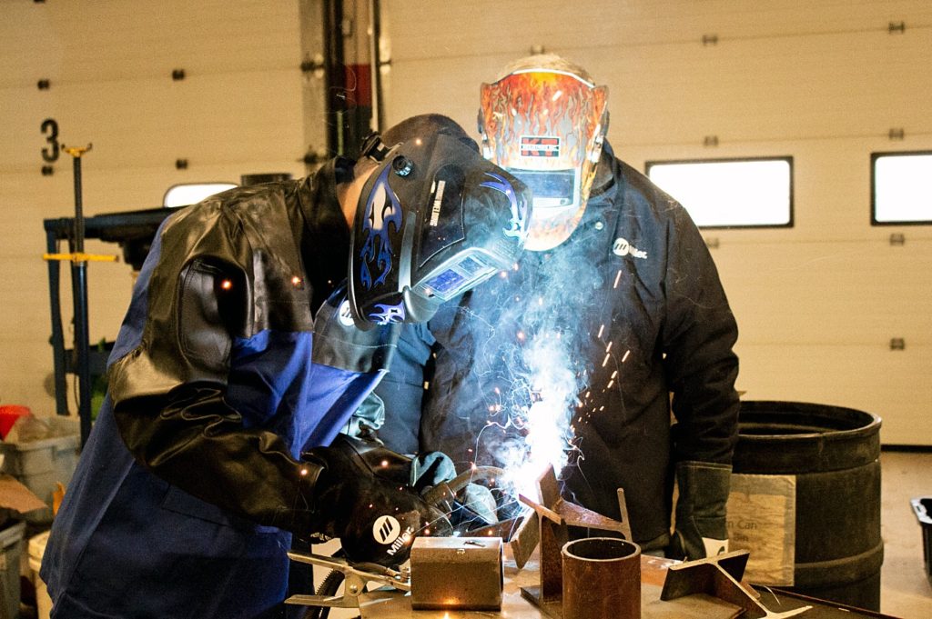 Rawhide welding class