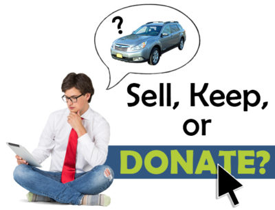 Should I sell keep or donate my Vehicle